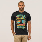 Een Skibidi Summer Bruh T-shirt (Voorkant volledig)