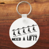 Een skilift nodig sleutelhanger (Voorkant)