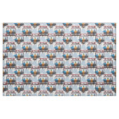 Een skilift soort van dag, winter stof (Fat Quarter)