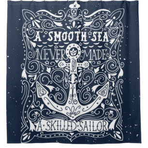 Een Skill Sailor Douchegordijn