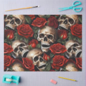 Een Skull and Roses-serie ontwerp 6 Tissuepapier (Craft)