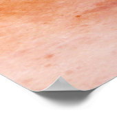 Een slaapengel op de hemelwolken in de marmer poster (Hoek)