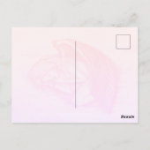 Een slaapengel op hemelwolken briefkaart (Achterkant)