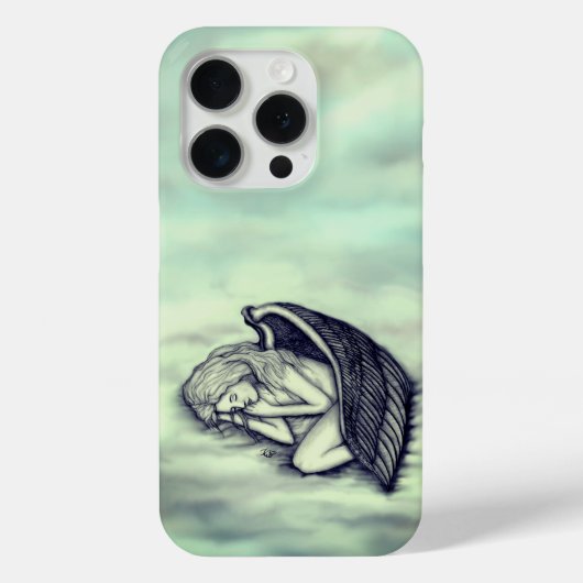 Een slaapengel op hemelwolken Case-Mate iPhone case (Achterkant)
