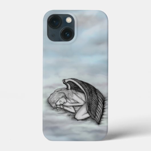 Een slaapengel op hemelwolken Case-Mate iPhone case (Achterkant)