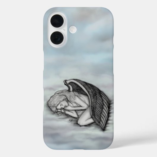 Een slaapengel op hemelwolken Case-Mate iPhone case (Achterkant)