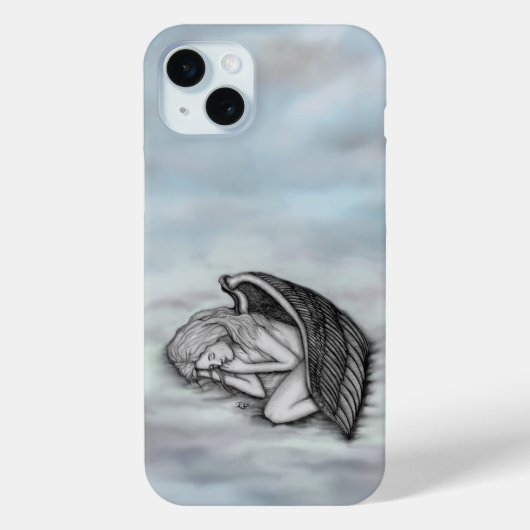 Een slaapengel op hemelwolken Case-Mate iPhone case (Achterkant)