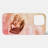 Een slaapengel op hemelwolken Case-Mate iPhone case (Achterkant (horizontaal))