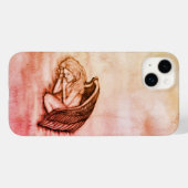 Een slaapengel op hemelwolken Case-Mate iPhone case (Achterkant (horizontaal))