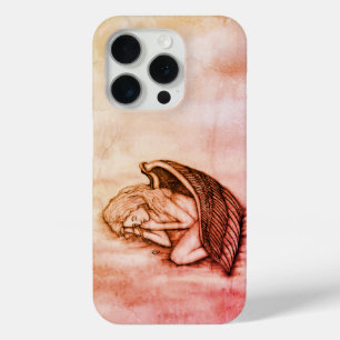 Een slaapengel op hemelwolken iPhone 15 pro case