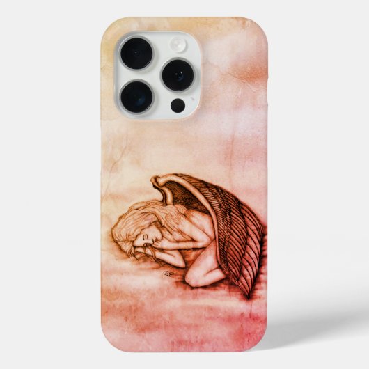 Een slaapengel op hemelwolken Case-Mate iPhone case (Achterkant)