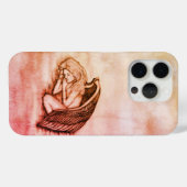 Een slaapengel op hemelwolken Case-Mate iPhone case (Achterkant (horizontaal))