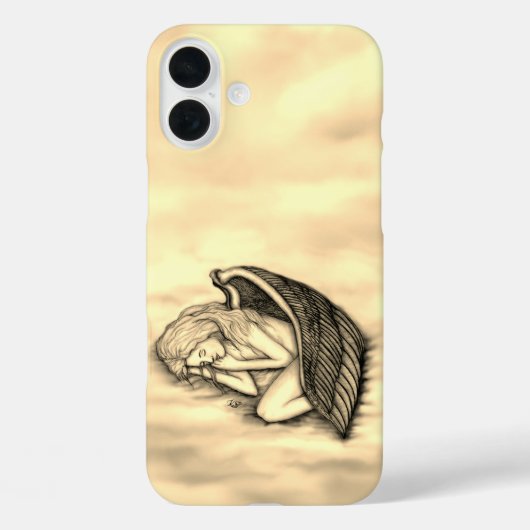 Een slaapengel op hemelwolken Case-Mate iPhone case (Achterkant)