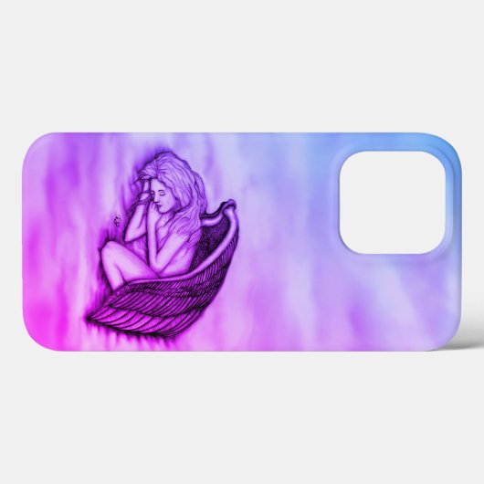 Een slaapengel op hemelwolken Case-Mate iPhone case (Achterkant (horizontaal))