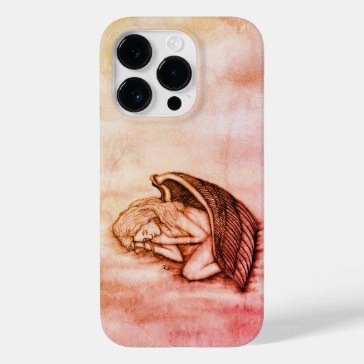 Een slaapengel op hemelwolken Case-Mate iPhone case (Achterkant)