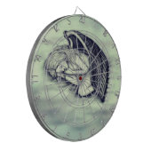 Een slaapengel op hemelwolken dartbord (Voorkant Links)