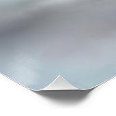 Een slaapengel op hemelwolken perfect poster (Hoek)