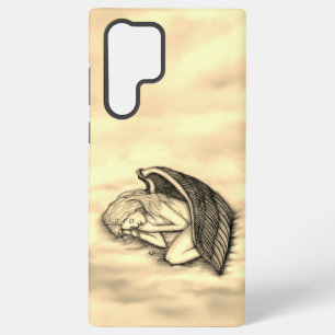 Een slaapengel op hemelwolken samsung galaxy hoesje