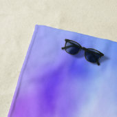 Een slaapengel op hemelwolken strandlaken (In situ)