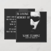 Een slaapgezicht in een halve schaduw (Voorkant / Achterkant)