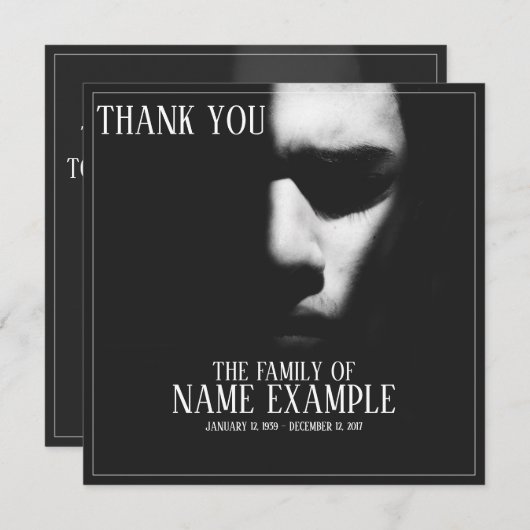 Een slaapgezicht in een halve schaduw (Voorkant / Achterkant)