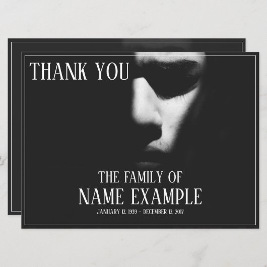 Een slaapgezicht in een halve schaduw (Voorkant / Achterkant)