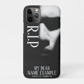 Een slaapgezicht in een halve schaduw Case-Mate iPhone case (Achterkant)