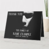 Een slaapgezicht in een halve schaduw kaart (Voorkant)