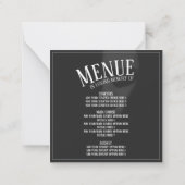 Een slaapgezicht in een halve schaduw notitiekaartje (Achterkant)