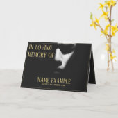 Een slaapgezicht in een halve schaduwkaart kaart (Gele Bloem)