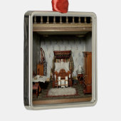 Een slaapkamer in 'Mrs Bryant's Pleasure', c.1860 Metalen Ornament (Rechts)