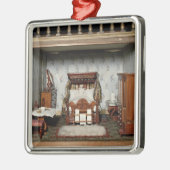 Een slaapkamer in 'Mrs Bryant's Pleasure', c.1860 Metalen Ornament (Links)