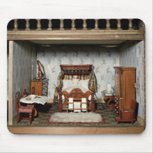 Een slaapkamer in 'Mrs Bryant's Pleasure', c.1860 Muismat