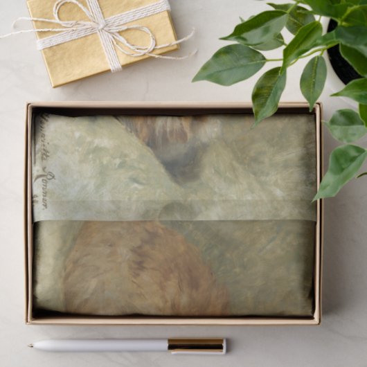 Een slaapkat van Henriette Ronner-Knip Tissuepapier (Geschenk)