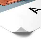 Een slak op zoek naar post - Print (Hoek)