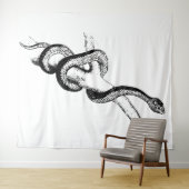 Een slang Tapijt Wandkleed (In Situ (horizontaal))