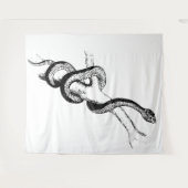 Een slang Tapijt Wandkleed (Voorkant (horizontaal))