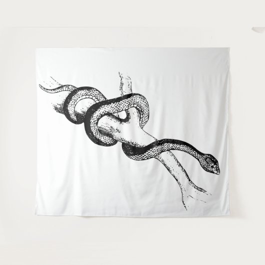 Een slang wandkleed (Voorkant (horizontaal))