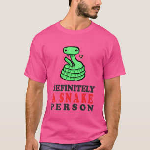 Een slangenpersoon (52) t-shirt