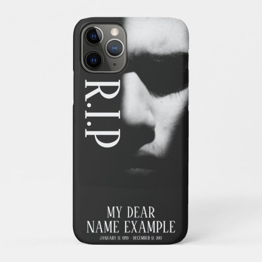 Een slapend gezicht in halve schaduw Case-Mate iPhone case (Achterkant)