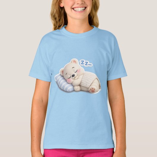 Een slapende beer t-shirt (Voorkant)