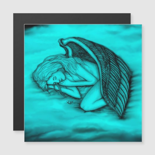 Een slapende engel (Voorkant / Achterkant)