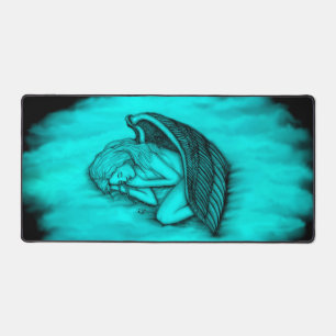 Een slapende engel bureaumat