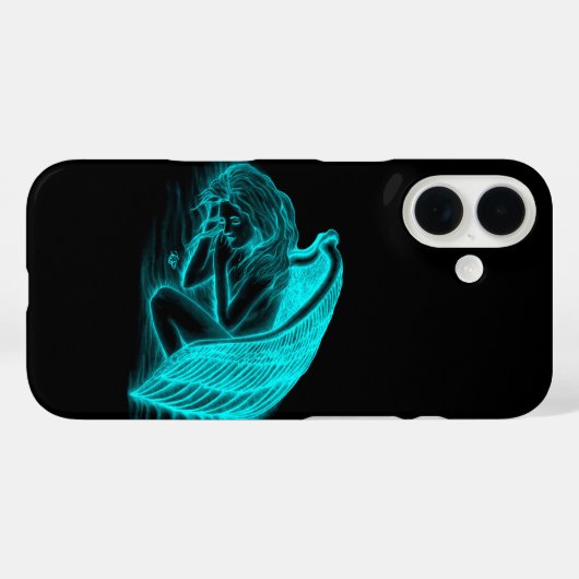 Een slapende engel Case-Mate iPhone case (Achterkant (horizontaal))