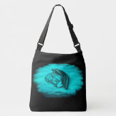 Een slapende engel crossbody tas (Voorkant)