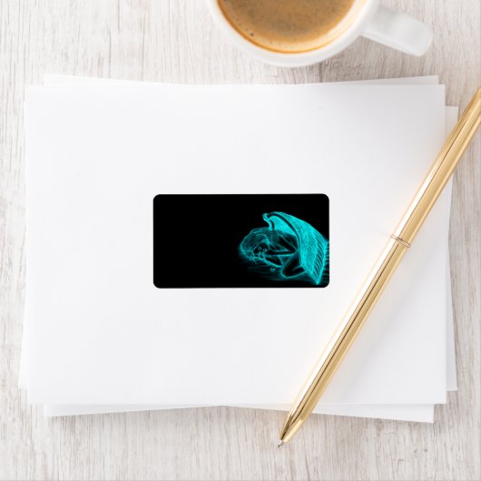 Een slapende engel etiket (Insitu)