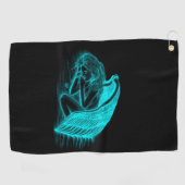 Een slapende engel golfhanddoek (Horizontaal)