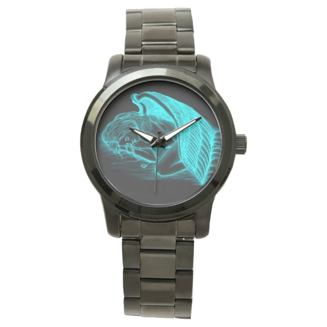 Een slapende engel horloge (Voorkant)