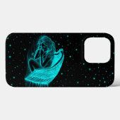 Een slapende engel in zwart-groen ontwerp Case-Mate iPhone case (Achterkant (horizontaal))