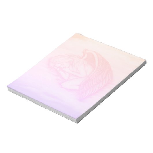 Een slapende engel notitieblok (Linkerzijde)